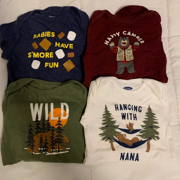 Old Navy Other - :old navy: “camping” bodysuit bundle